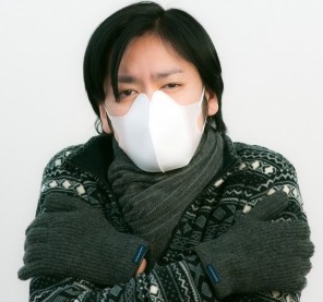 インフルエンザ患者の画像